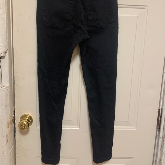 Topshop Jamie Jeans in Black - Picture 4 of 4